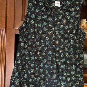 VINTAGE CaBi Sleeveless shell, size L EUC